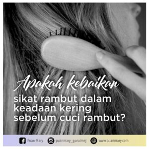 Kebaikan Guna Sikat Kayu Untuk Rambut Panjang